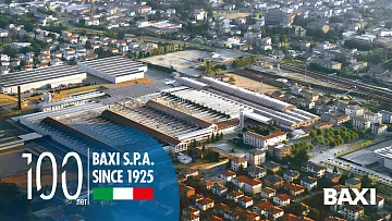 100 лет итальянскому заводу BAXI S.p.A!