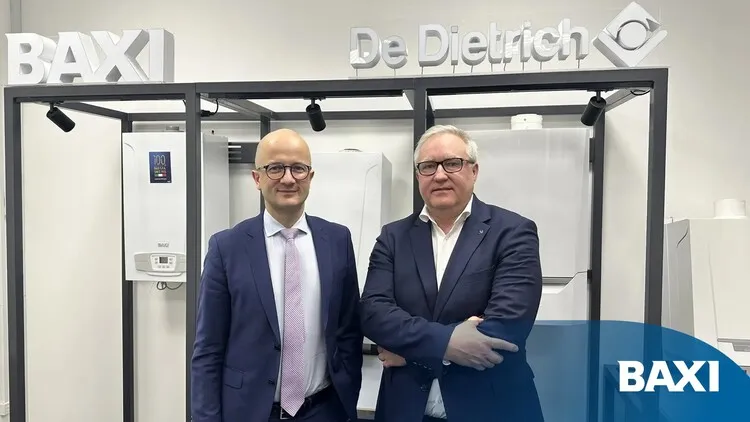 Стратегическая встреча: генеральный директор «БДР Термия Рус» Юрий Салазкин и президент АЕБ Тадзио Шиллинг обсудили будущее бизнеса