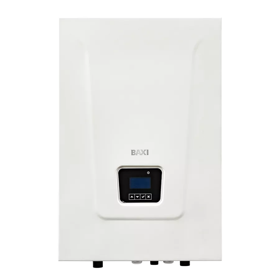 ТЕМПЕРАТУРНЫЙ КОНТРОЛЬ

	Управление температурой помещения с возможностью суточного и недельного программирования (датчик комнатной температуры в комплекте);
	Возможность суточного и недельного программирования мощности котла для максимального использования выгоды от многотарифного подключения к электричеству;
	Встроенная погодозависимая автоматика (датчик уличной температуры в комплекте); 
	Регулирование и автоматическое поддержание заданной температуры в контурах отопления и бойлере (датчик температуры бойлера в комплекте); 
        Цифровая индикация температуры; 
        Возможность удалённого управления и мониторинга через протокол OpenTherm системой ZONT Connect; 
	Возможность подключения комнатного термостата.
 Модель AMPERA 24