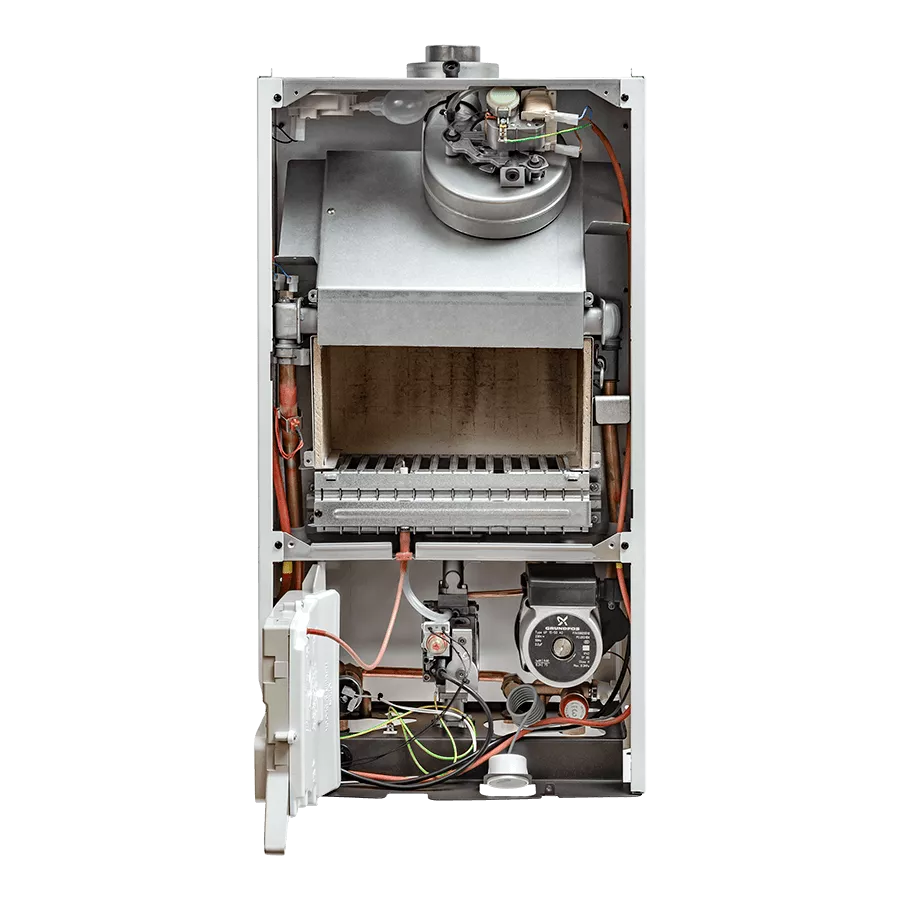 ГИДРАВЛИЧЕСКАЯ СИСТЕМА

	Турбинный датчик протока горячей воды (расходомер);
	Первичный медный теплообменник, покрытый специальным составом для дополнительной защиты от&nbsp;коррозии;
	Энергосберегающий циркуляционный насос со встроенным автоматическим воздухоотводчиком;
	Вторичный пластинчатый теплообменник из нержавеющей стали (двухконтурные модели);
	Латунный трехходовой клапан с электрическим сервоприводом (двухконтурные модели); 
	Манометр; 
	Автоматический байпас; 
	Постциркуляция насоса; 
	Фильтр на входе холодной воды;
	Возможность подключения к солнечным коллекторам.
 Модель ECO Four 1.14