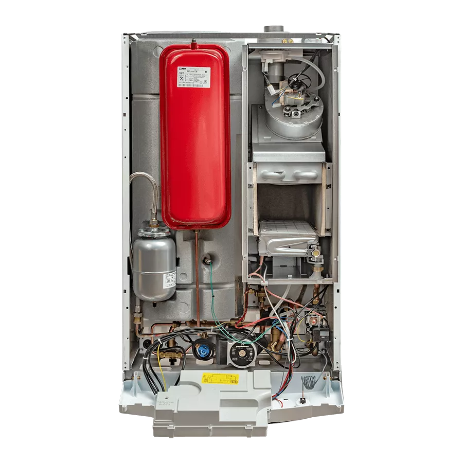 ГИДРАВЛИЧЕСКАЯ СИСТЕМА

	Накопительный бойлер из нержавеющей стали AISI 316L, емкостью 60 л, магниевый анод;
	Расширительный бак контура ГВС;
	Первичный медный теплообменник, покрытый специальным составом для дополнительной защиты от коррозии;
	Энергосберегающий циркуляционный насос с автоматическим воздухоотводчиком;
	Латунный трехходовой клапан с электрическим сервоприводом;
	Манометр;
	Автоматический байпас;
	Постциркуляция насоса;
	Фильтр на возврате из системы отопления.
 Модель NUVOLA-3 COMFORT 280 i