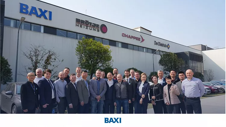 Стратегические партнеры «БДР Термия Рус» на заводе BDR Thermea в Китае