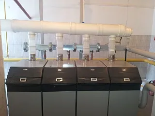 Каскадная котельная на напольных котлах в Калуге