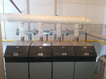 Каскадная котельная на напольных котлах в Калуге