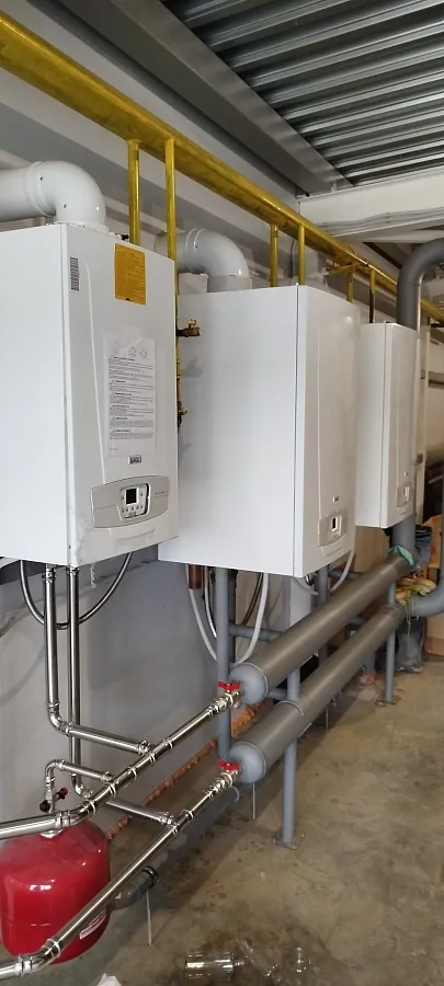 Встроенная каскадная котельная в Владимире