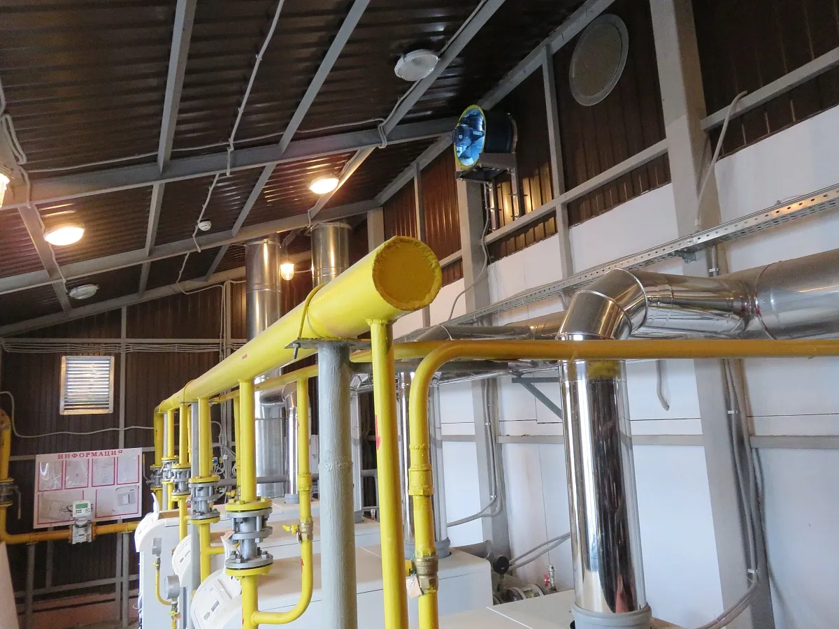 Крышная котельная многоквартирного жилого дома в Чебоксарах