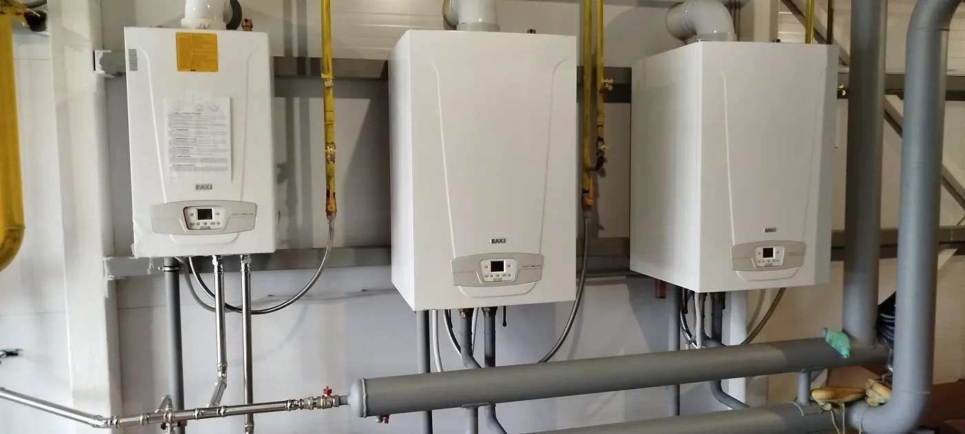 Встроенная каскадная котельная в Владимире