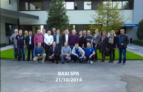 Поездка российских партнеров на завод BAXI S.p.A. в Италии, ноябрь 2014 г.