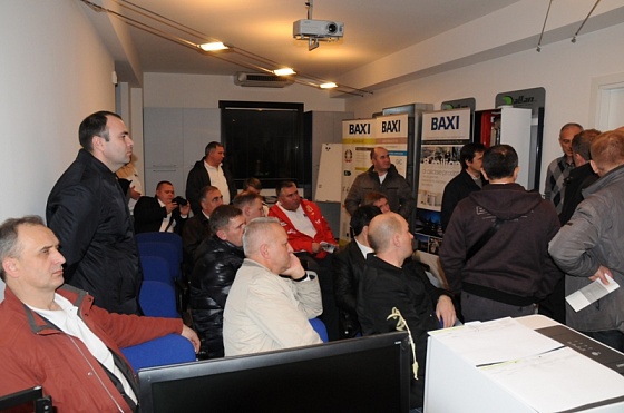 Группа российских партнеров посетила завод BAXI S.p.A. в Италии, ноябрь 2013 г.